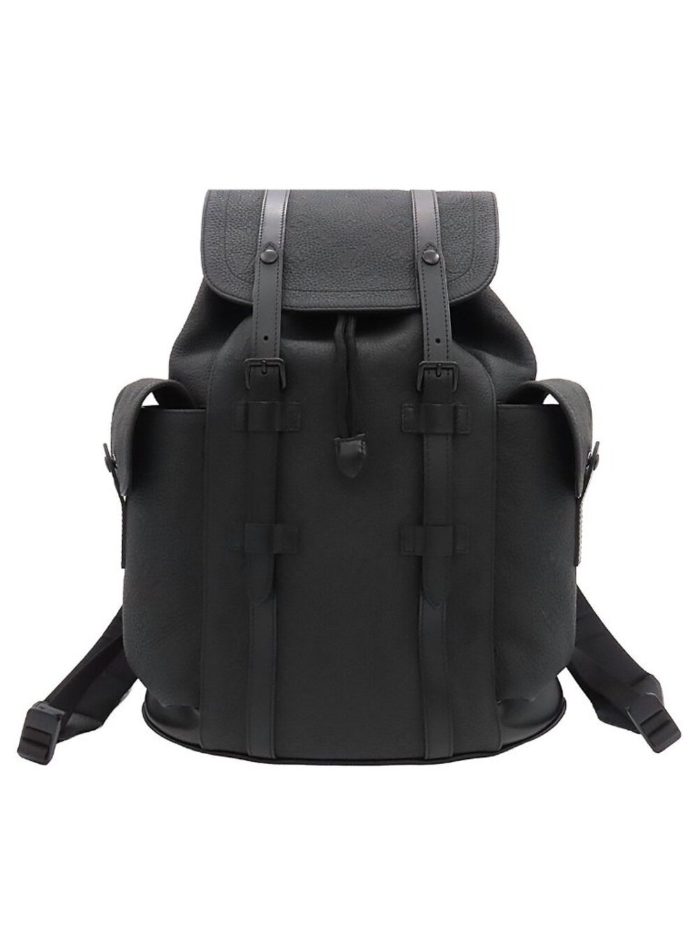 Louis Vuitton Christopher PM Backpack Black Monogram Taurillon